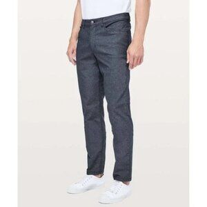 Lululemon ABC Classic Pant Tech Canvas 34" *Heathered Deep Navy*